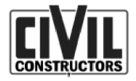 Civil Constructors Logo Grayscale