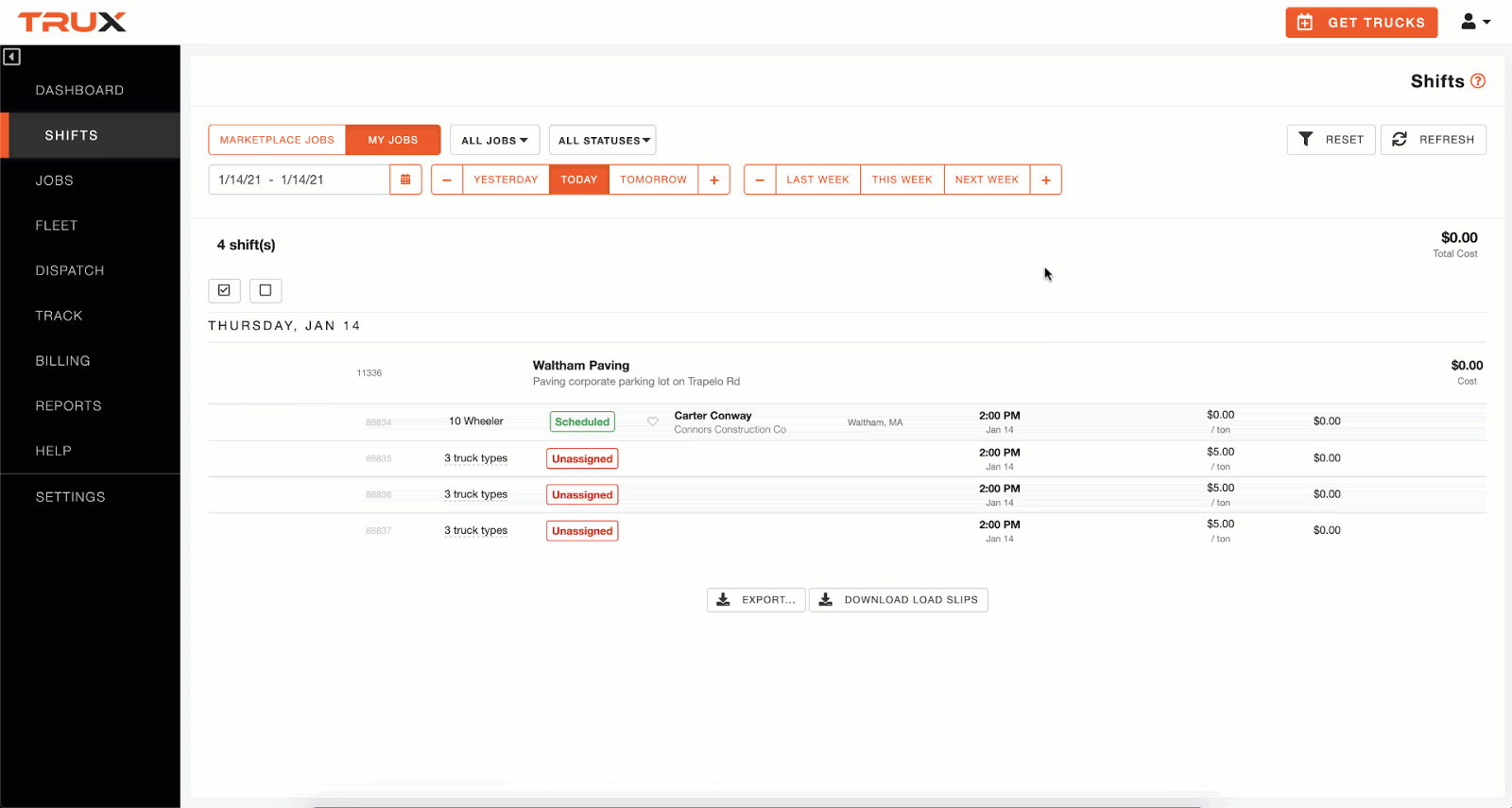 dispatch-scheduling