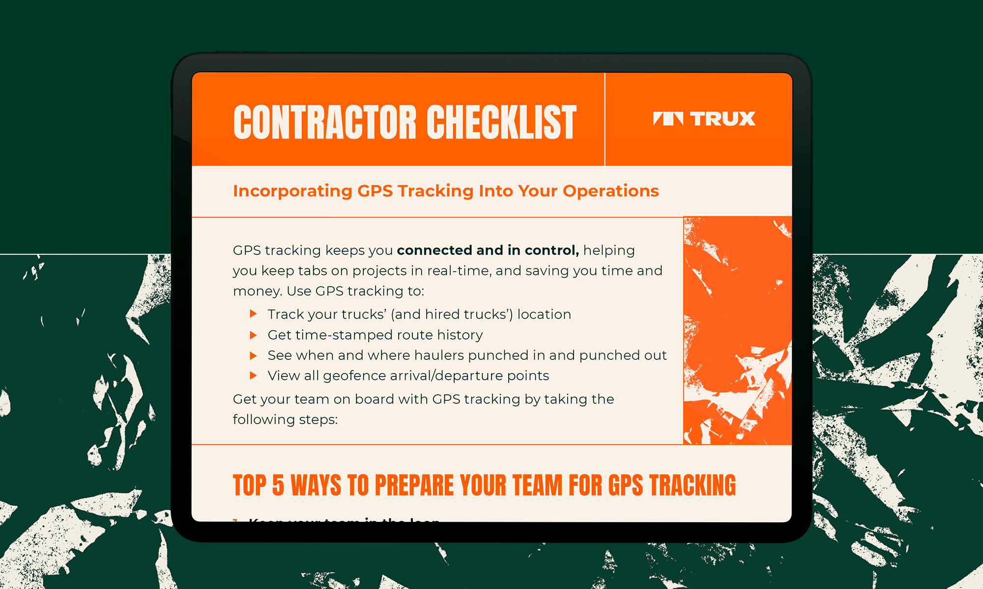 Contractor Checklist